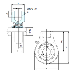 Bearing UCECH208 images