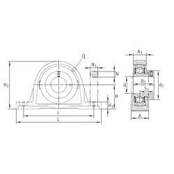 Bearing PASE60-N-FA125 images