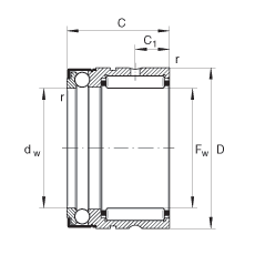 Bearing NX35-Z images