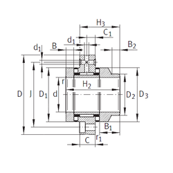 Bearing ZARF70160-L-TV images