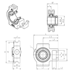 Bearing EXT306 images