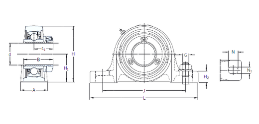 Bearing SY 50 PF images