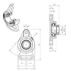 Bearing ESFA206 images