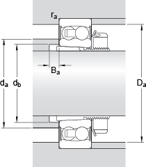 Bearing 2310 E-2RS1KTN9 + H 2310 images