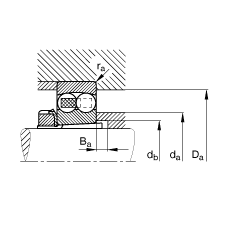 Bearing 1206-K-TVH-C3 + H206 images