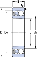 Bearing 2307 E-2RS1KTN9 images