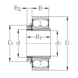 Bearing 2211-K-2RS+H311 images